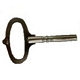 A steel key to wind the Kern & Sohne Miniature, 44mm x 60mm, sometimes marked K.u.S. MIV